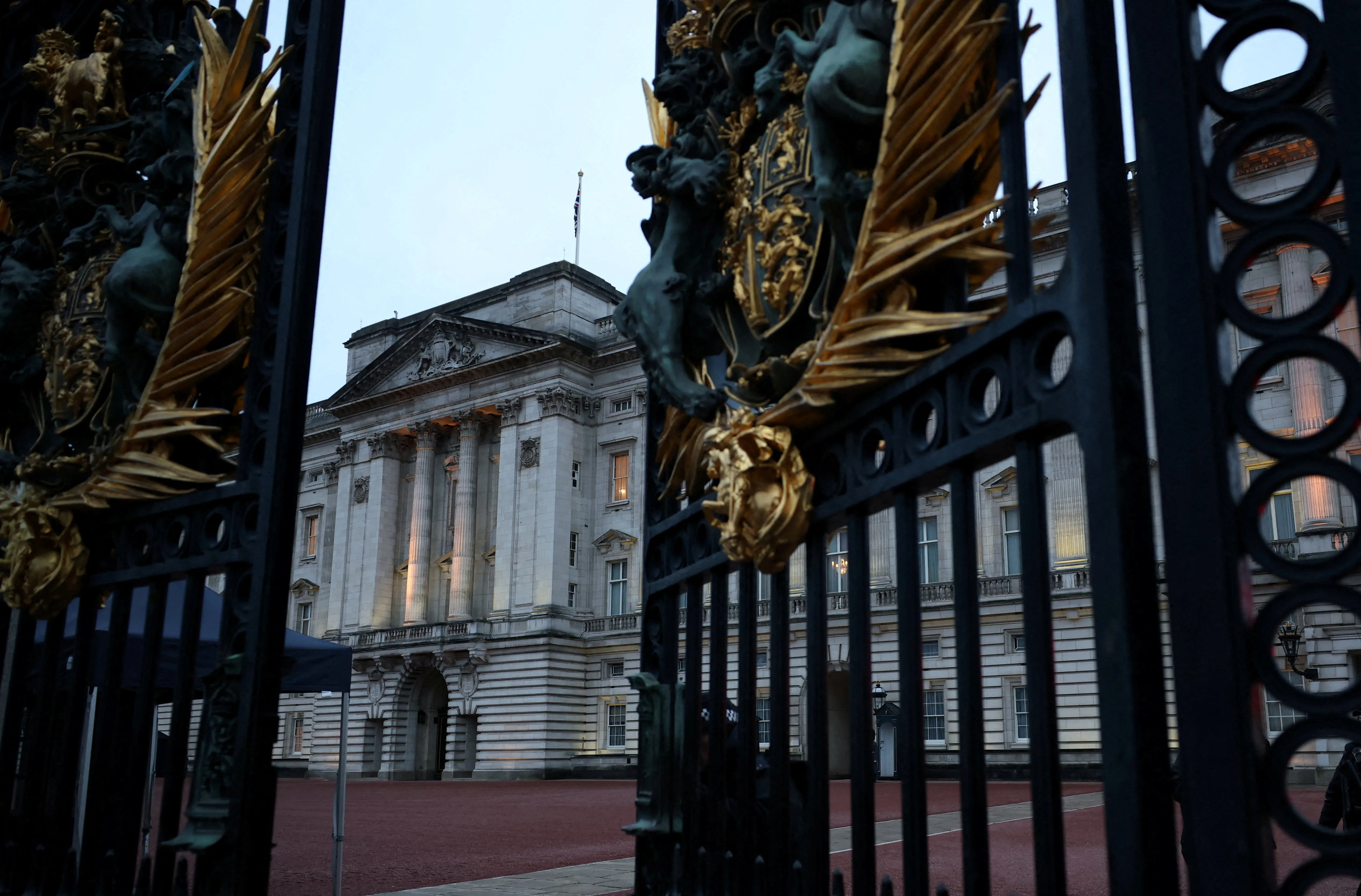 Buckingham Palace in London, Britain, February 19, 2026.