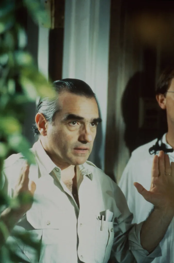 Martin Scorsese on the set of Cape Fear, 1991.