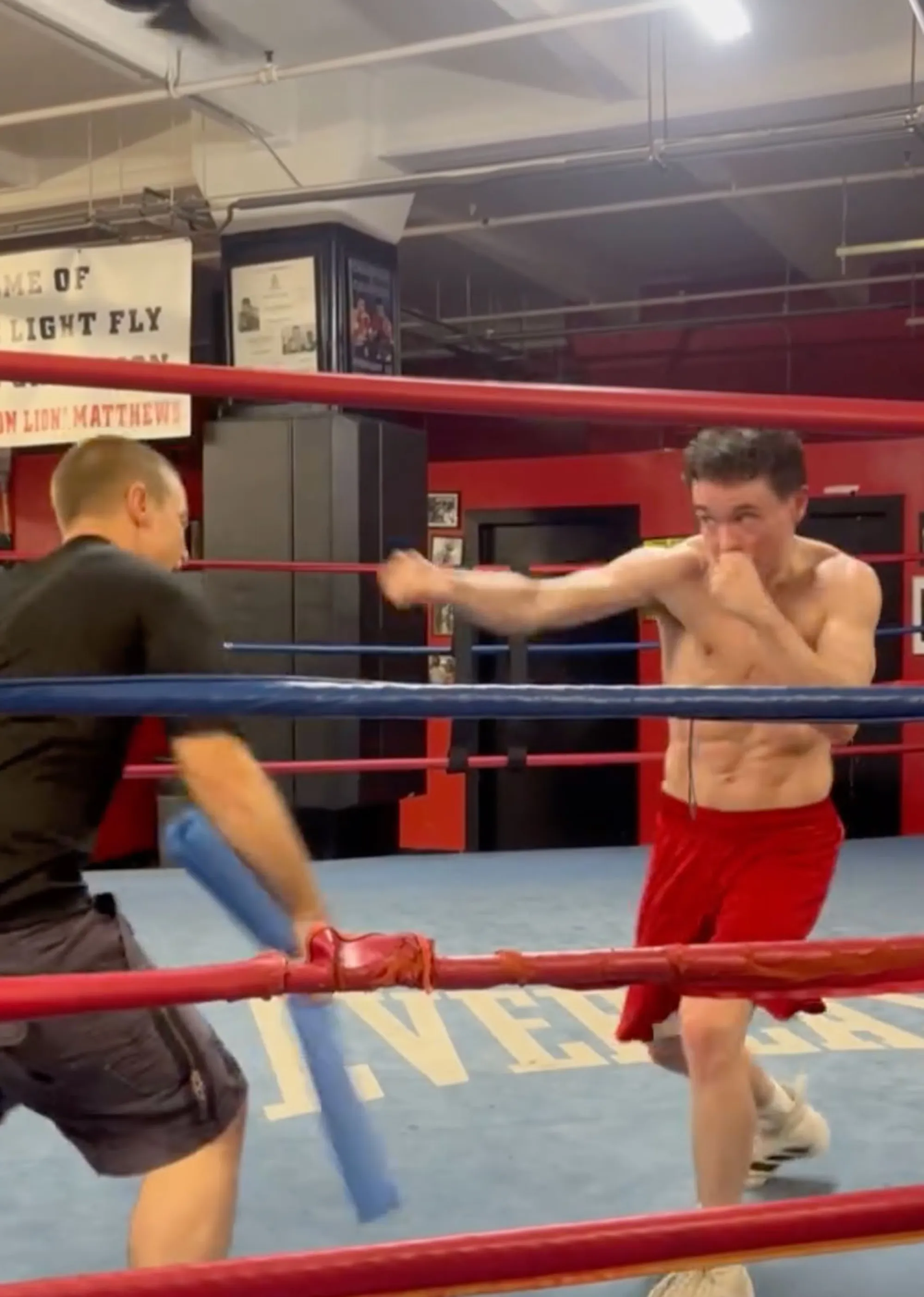 Elliot Page boxing 