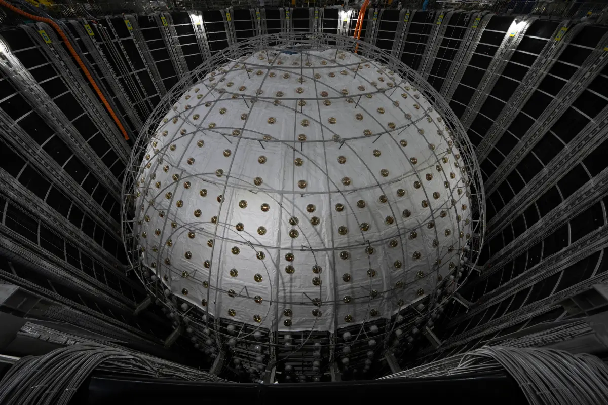 Massive underground detector aimed at understanding mysterious ghost particles in universe releases first major findings