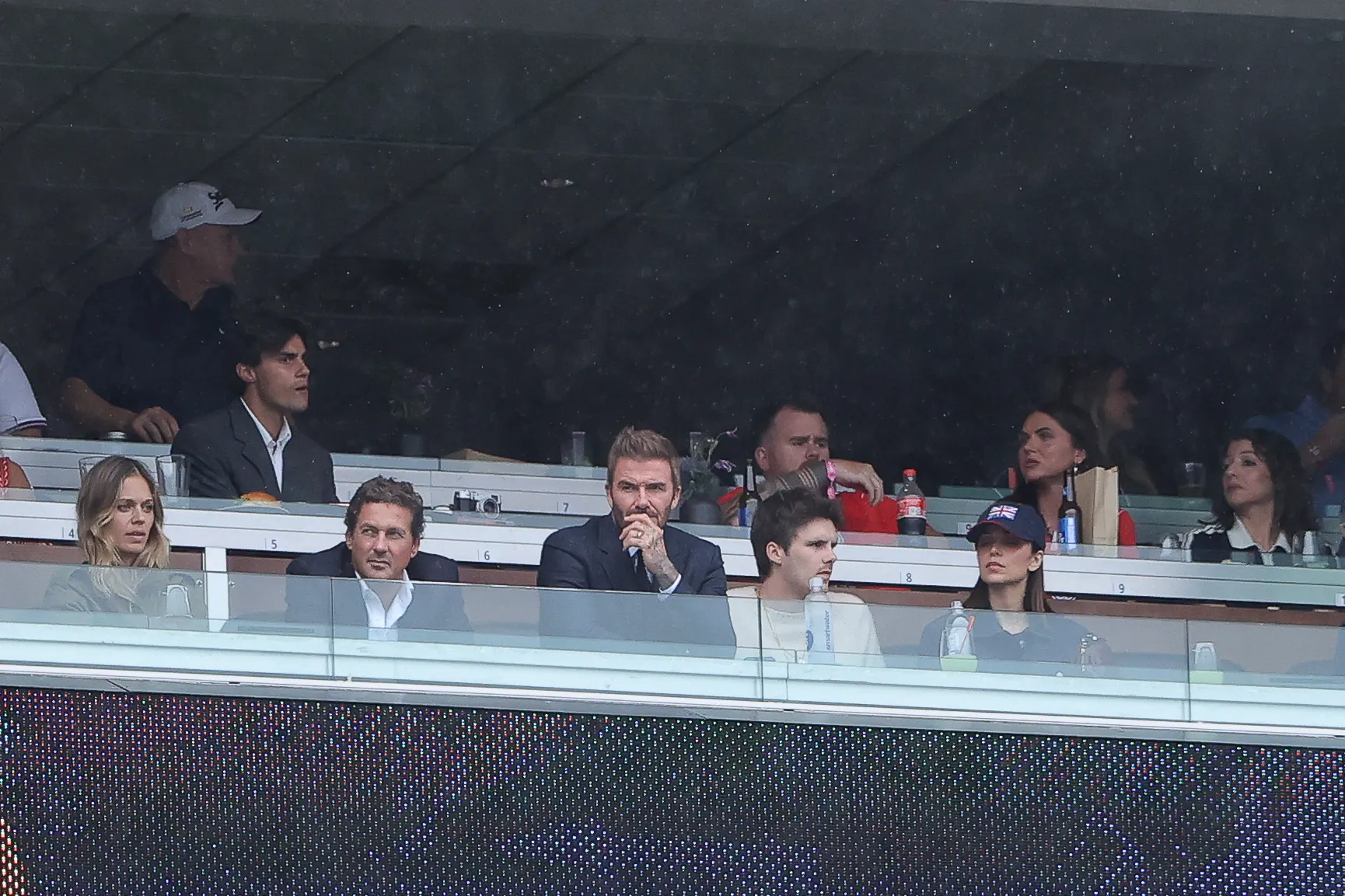 David and Brooklyn Beckham at the World Cup 2026