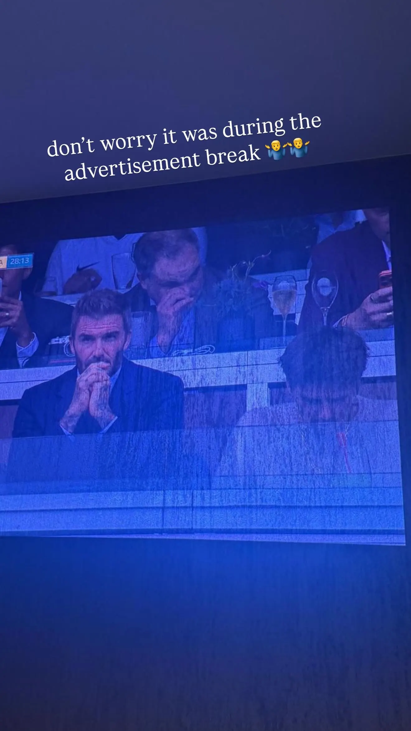 David and Cruz Beckham at the World Cup 2026