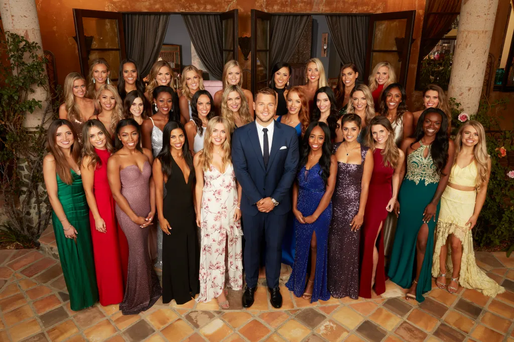 Colton Underwood and the 29 contestants from Season 23 of The Bachelor.