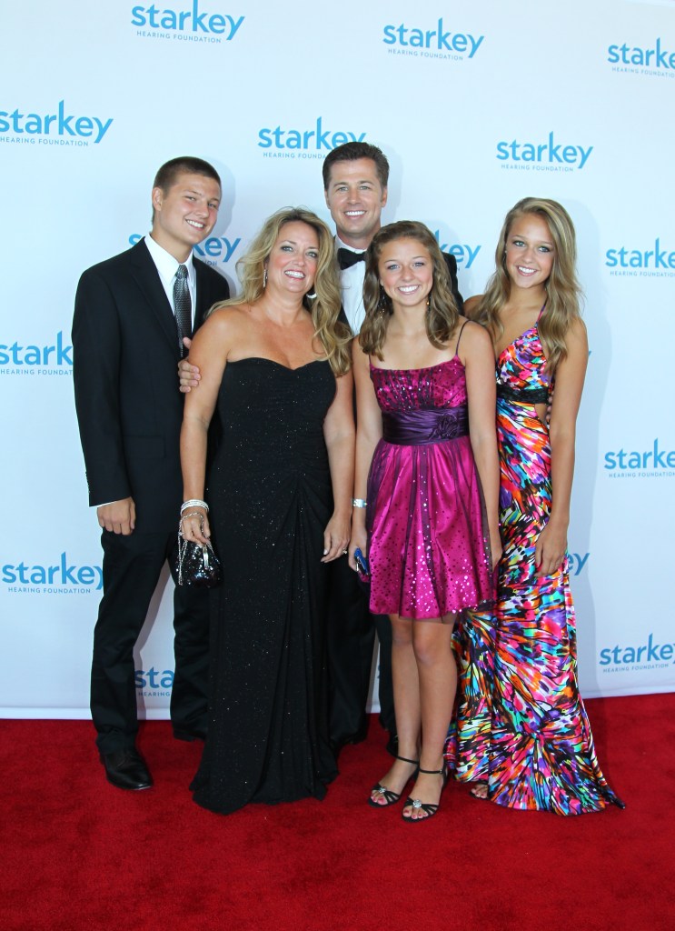 Doug Pitt and his family attend the Starkey Hearing Foundation's