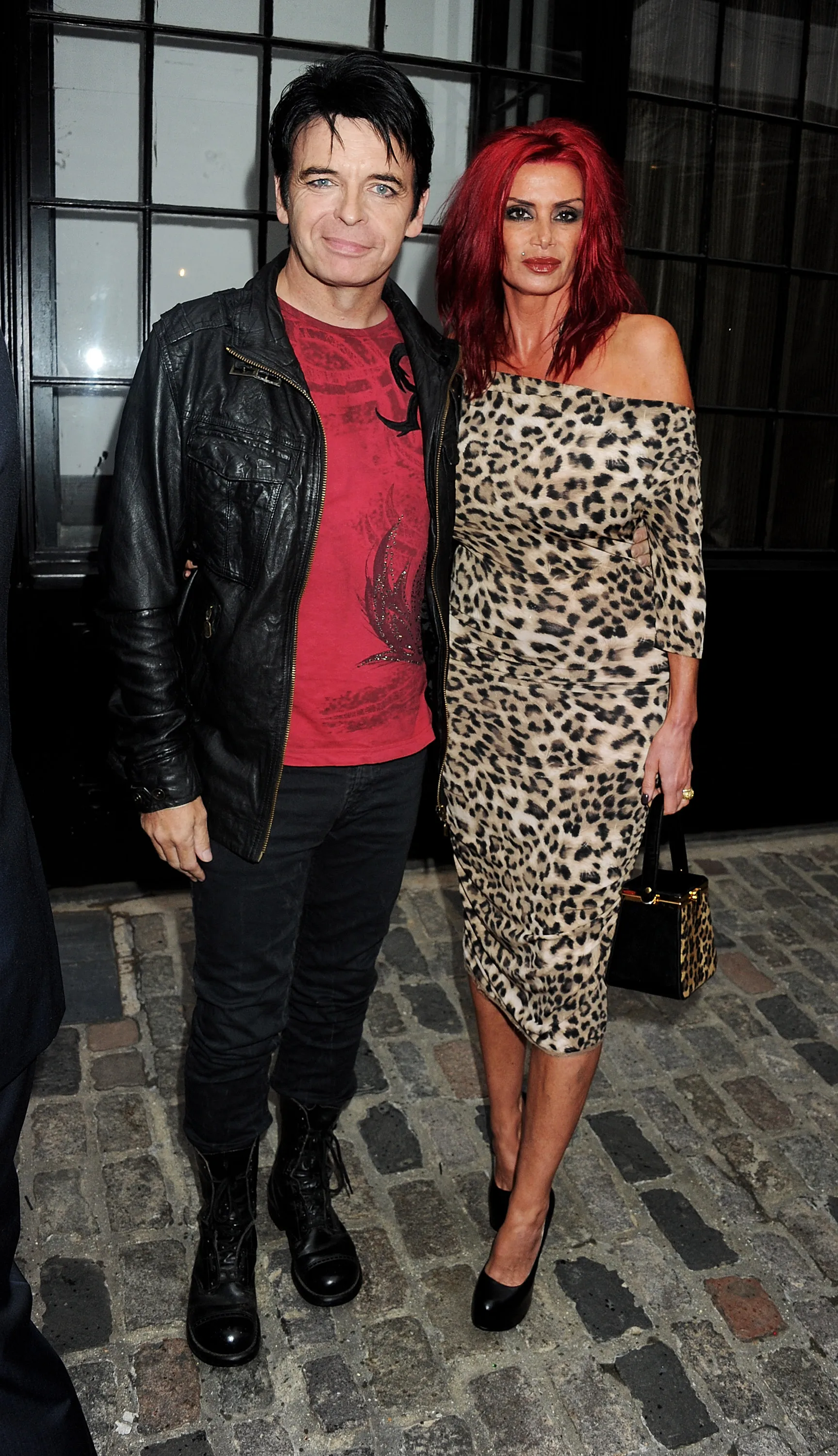 Gary Numan and wife Gemma at the Glenfiddich Mojo Honours List 2011 awards ceremony.