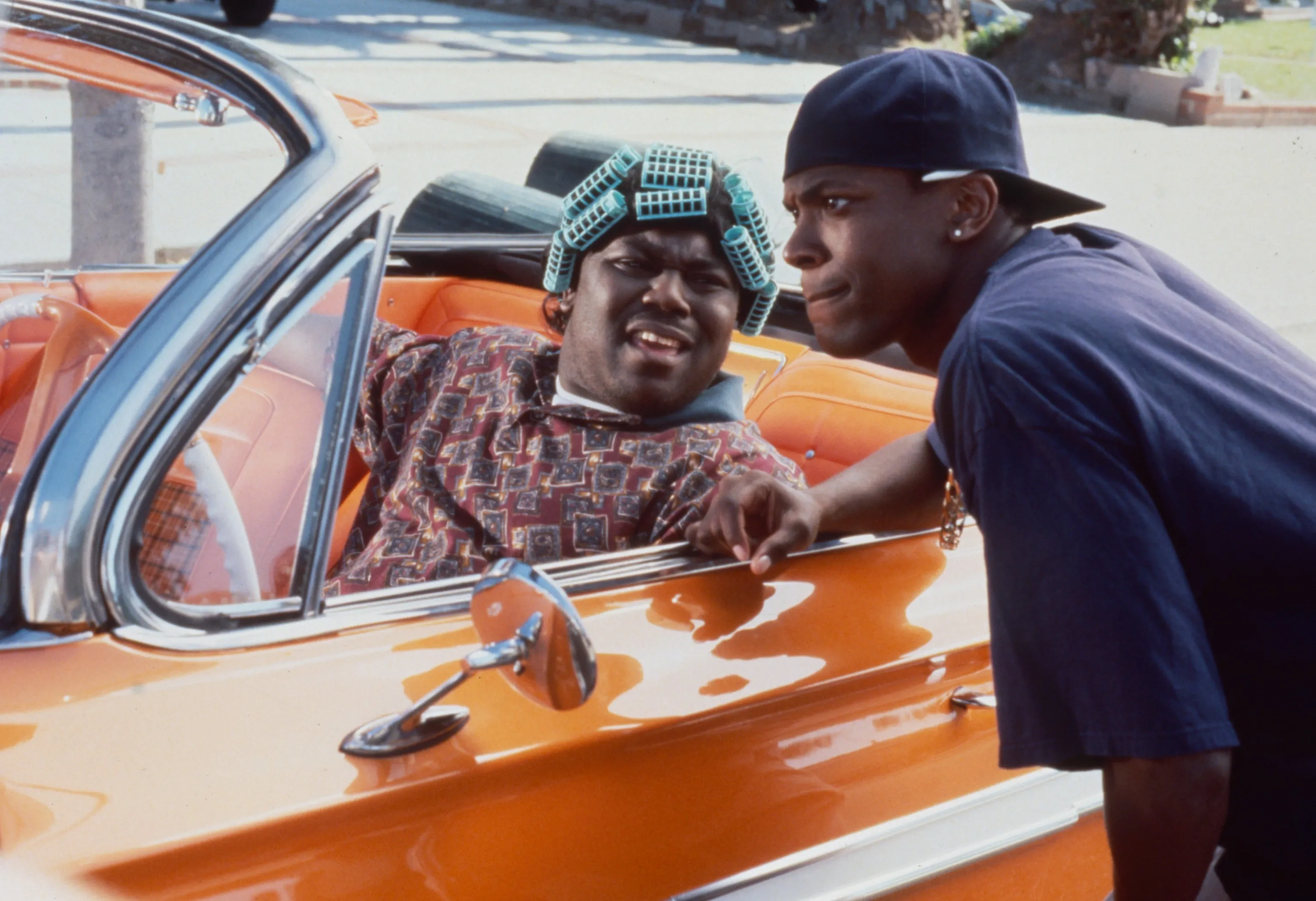 Faizon Love and Chris Tucker in "Friday" (1995).