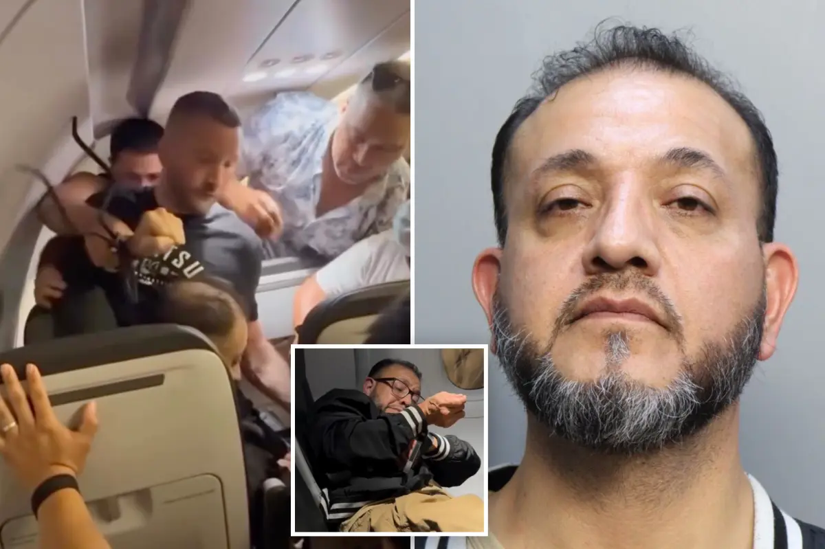 Mug shot released for Frontier passenger who forced emergency landing after trying to open door mid-flight