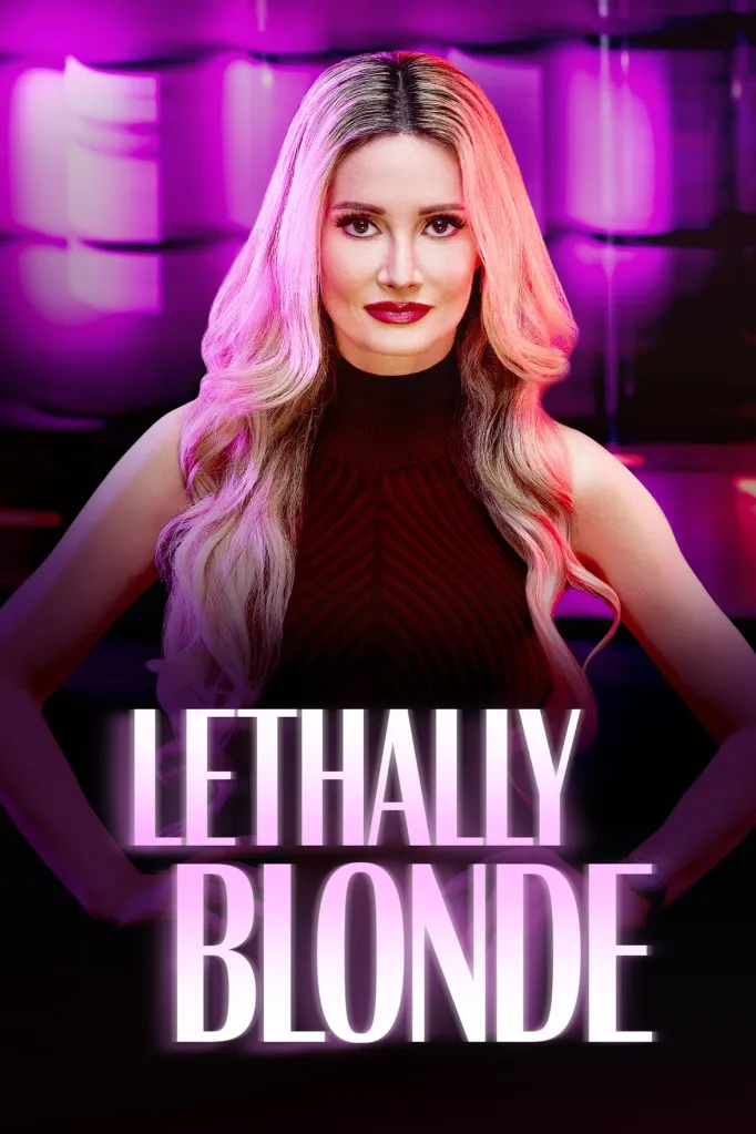 Holly Madison in "Lethally Blonde" movie poster.