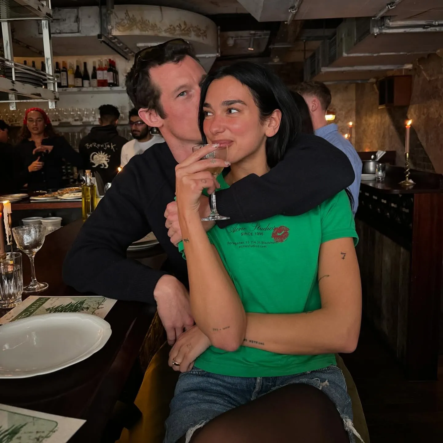 Callum Turner and Dua Lipa