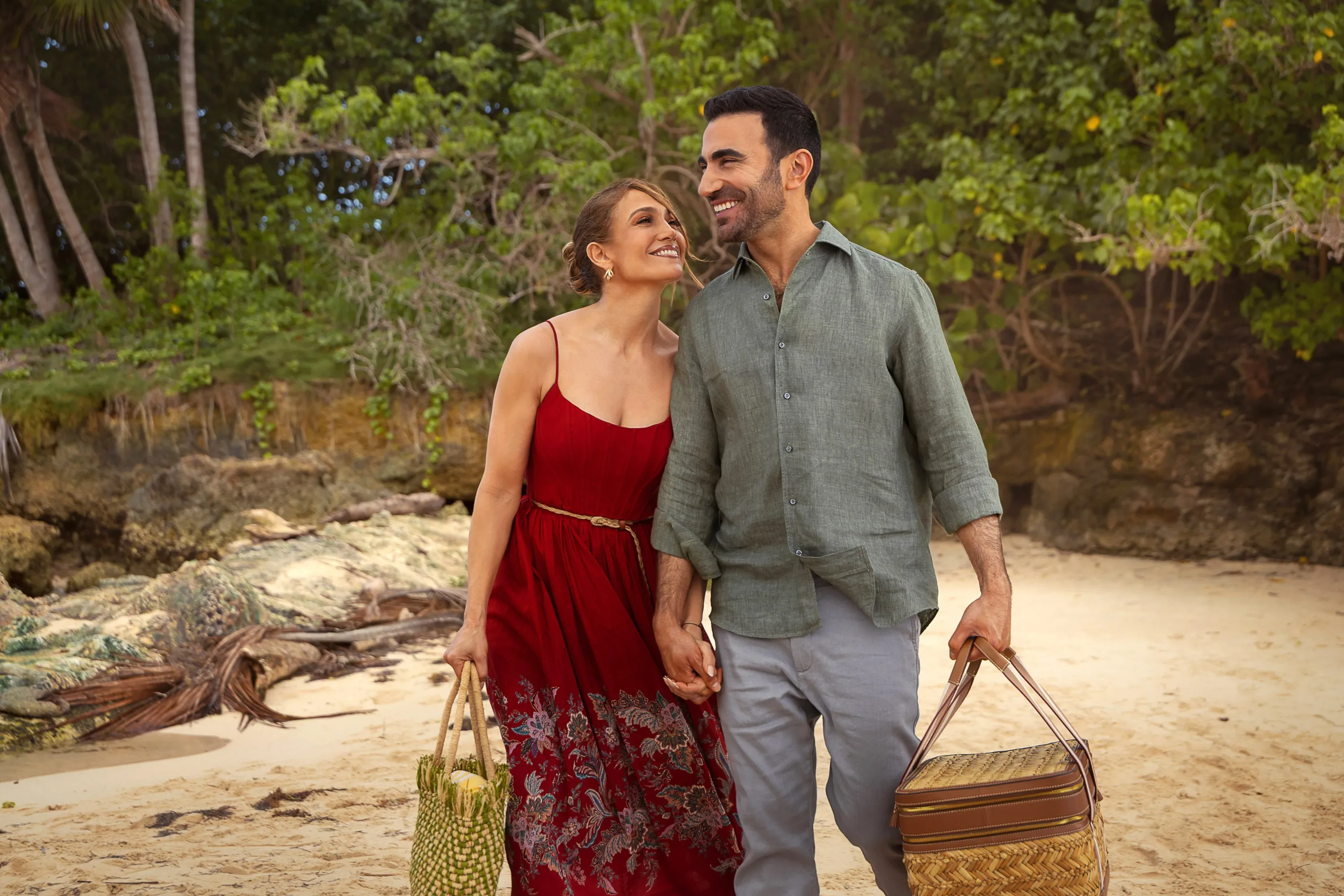 Jennifer Lopez and Brett Goldstein in "Office Romance"