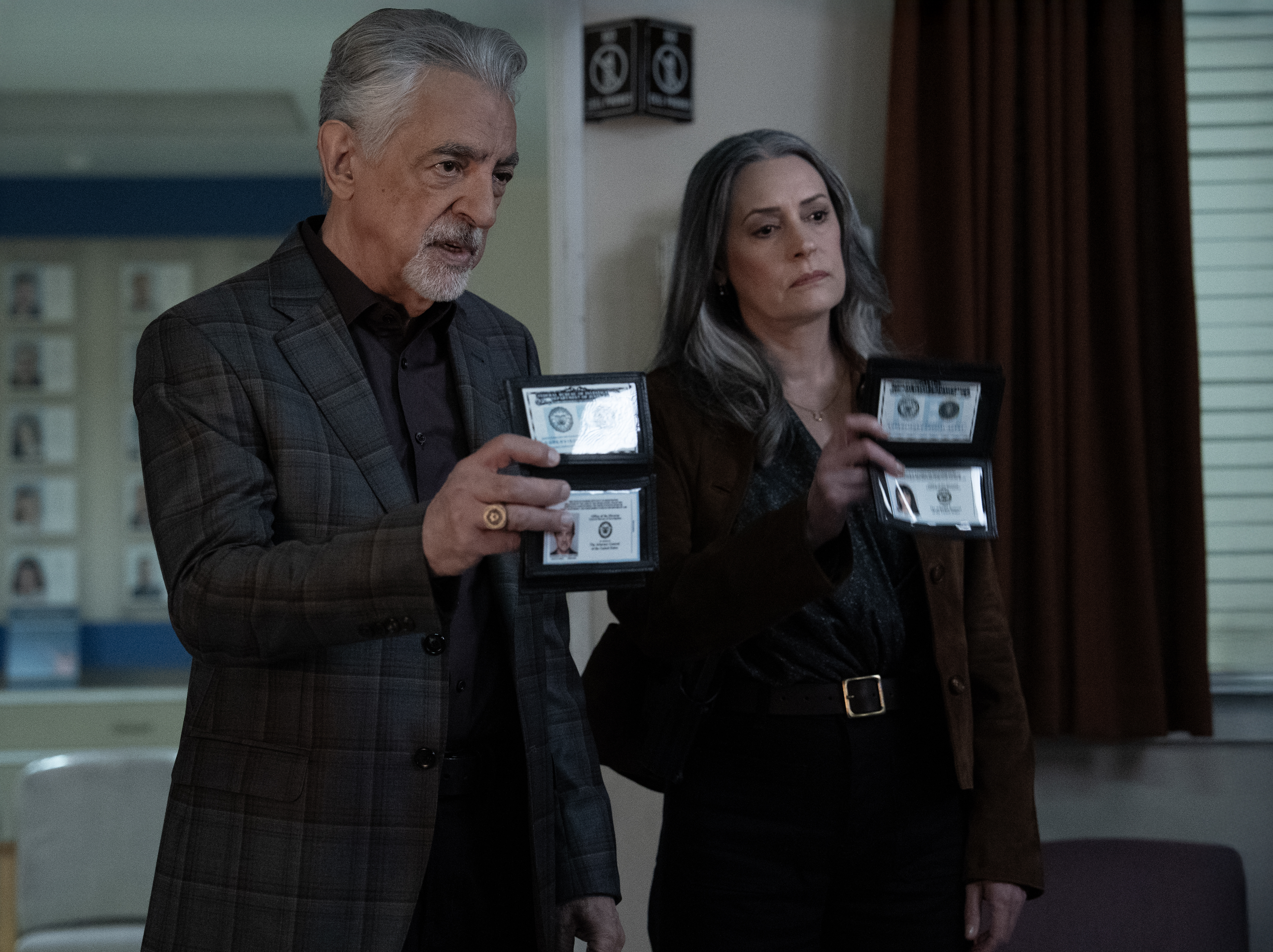 Joe Mantegna and Paget Brewster in "Criminal Minds: Evolution"