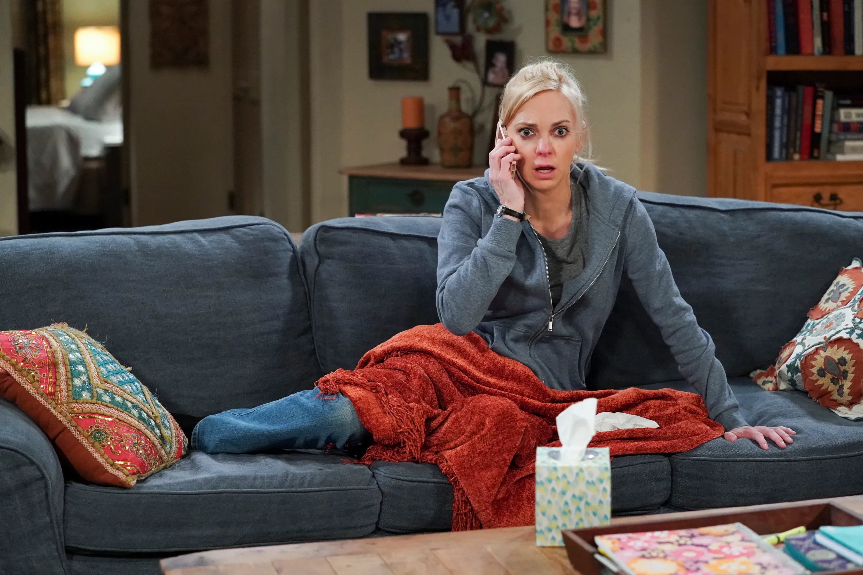 Anna Faris on "Mom."