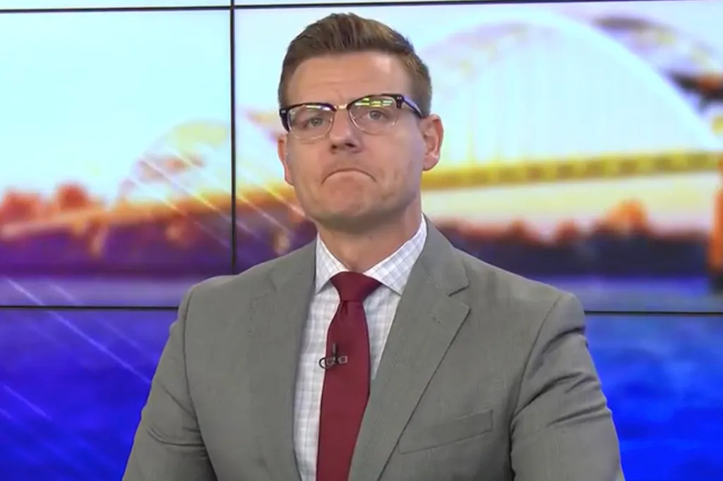 An Iowa TV anchor choked up on air as he quit his job and announced he was leaving journalism – before blasting the station for spewing "saturated" news that makes local viewers "uncomfortable."