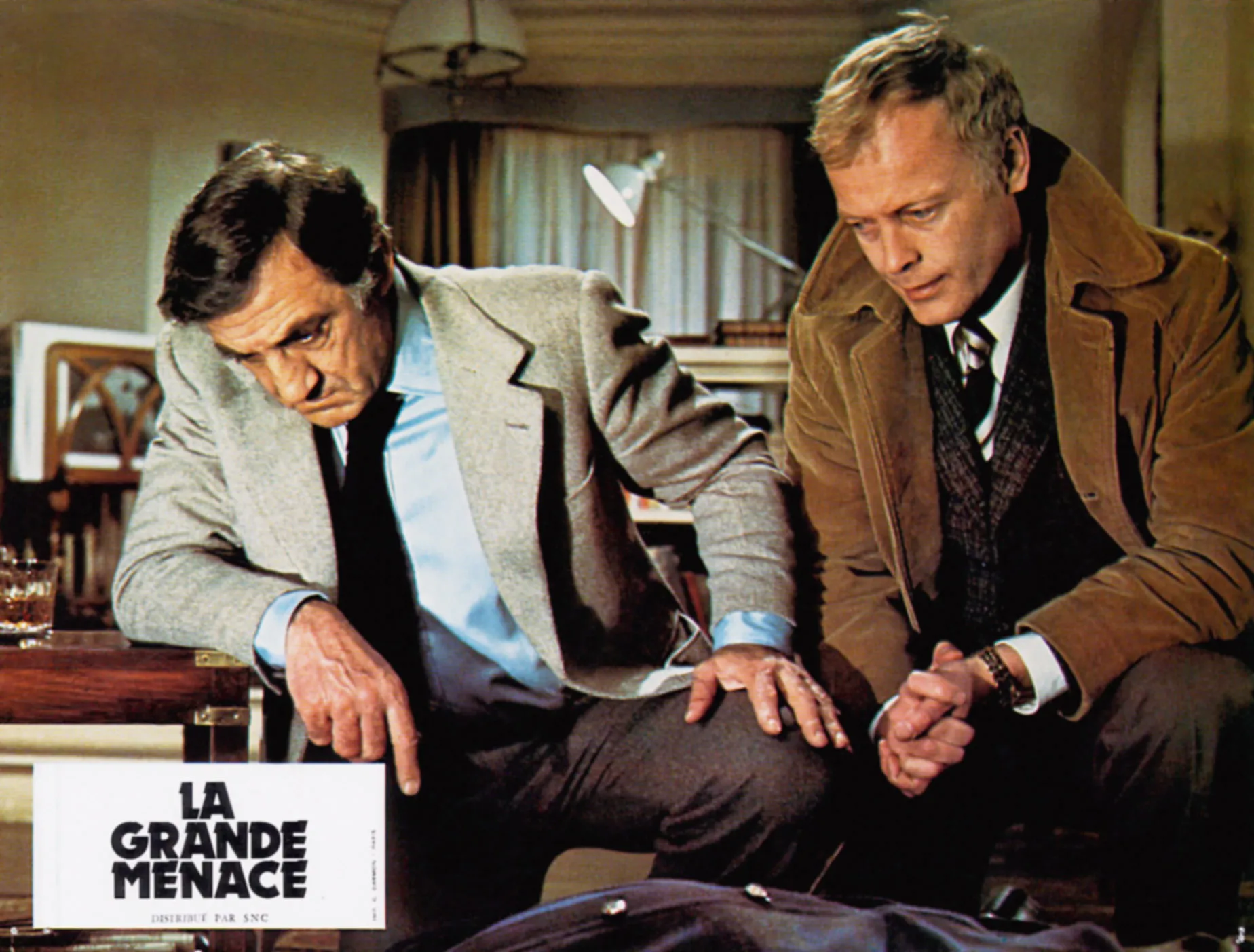 Lino Ventura, Michael Byrne in "The Medusa Touch"