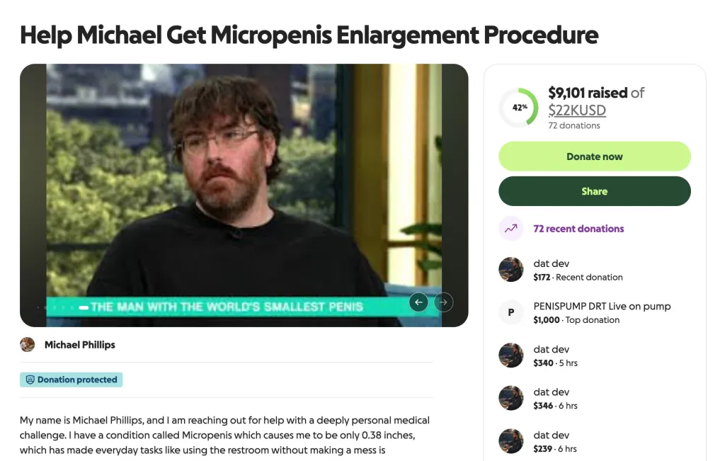 GoFundMe.