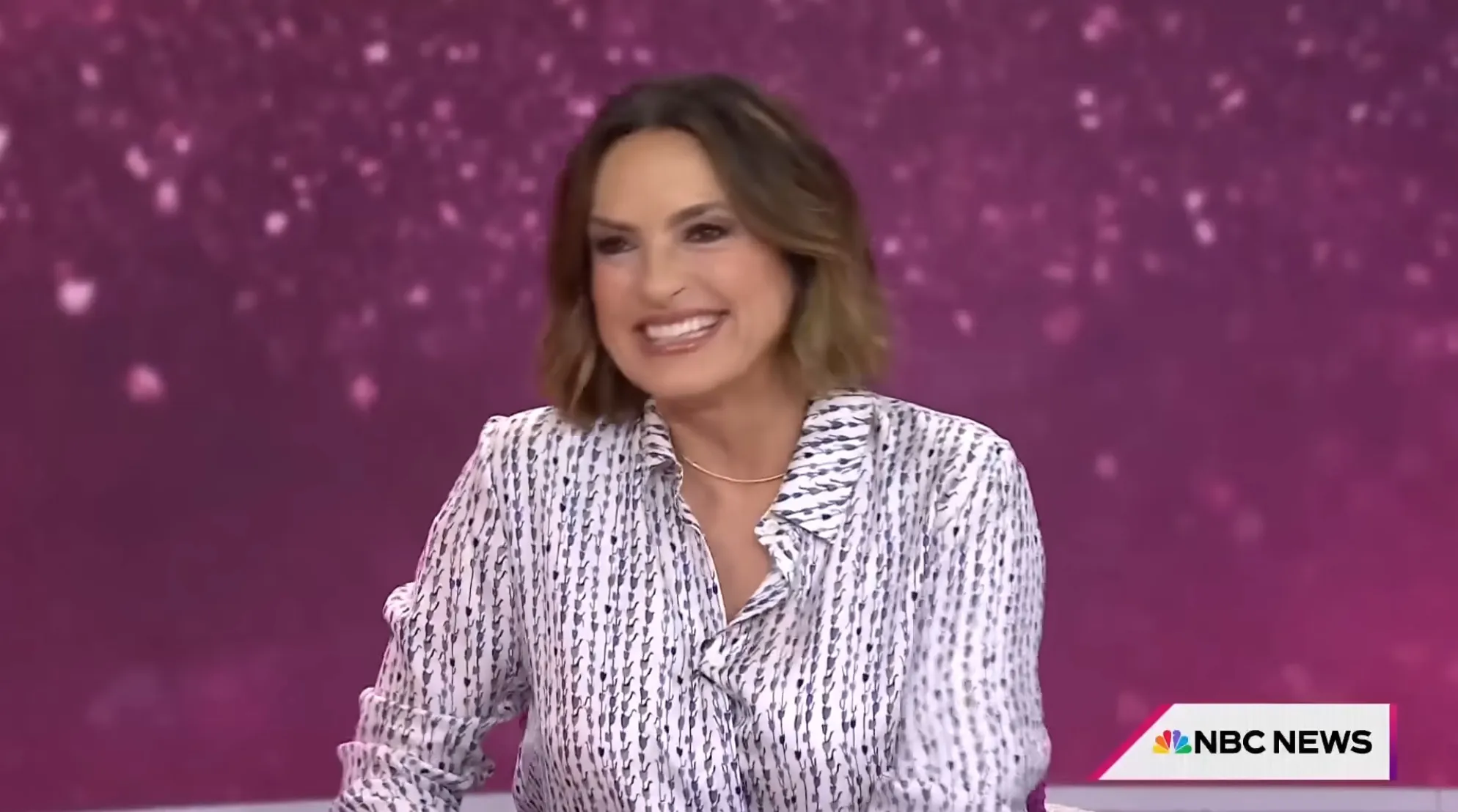 Mariska Hargitay on the Today show.