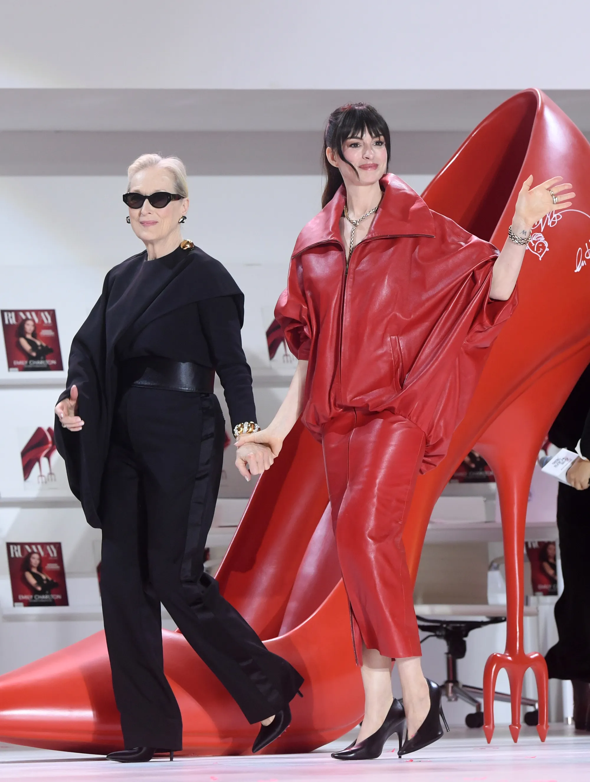 Meryl Streep and Anne Hathaway at "The Devil Wears Prada 2" Red Carpet Event in Seoul.