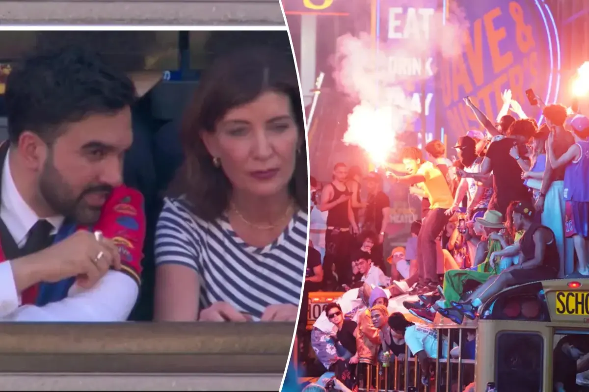 World Cup fans furious they were bused to post-Knicks chaos after hours stuck in tunnel, while Mamdani zipped through