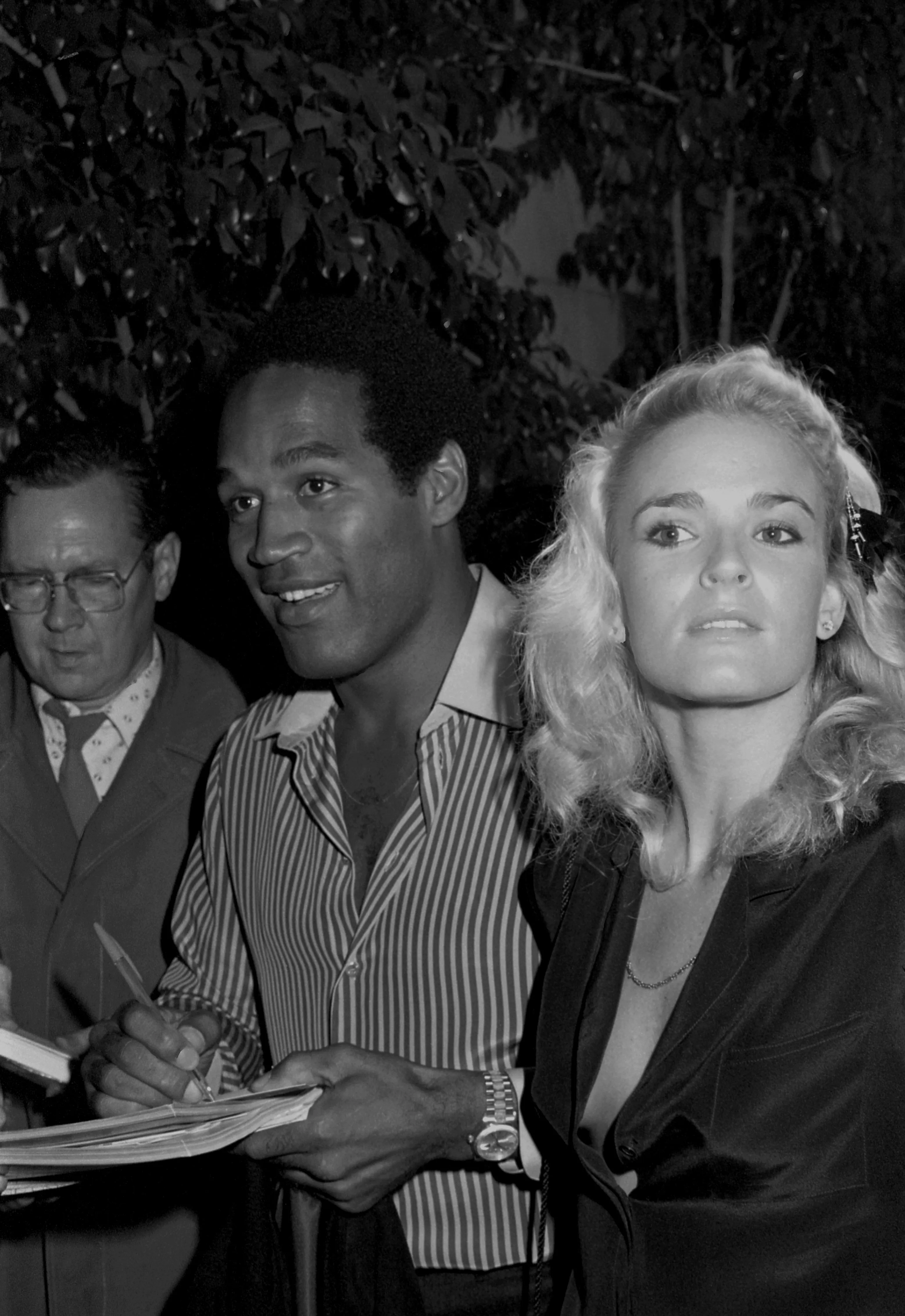 OJ and Nicole Brown Simpson