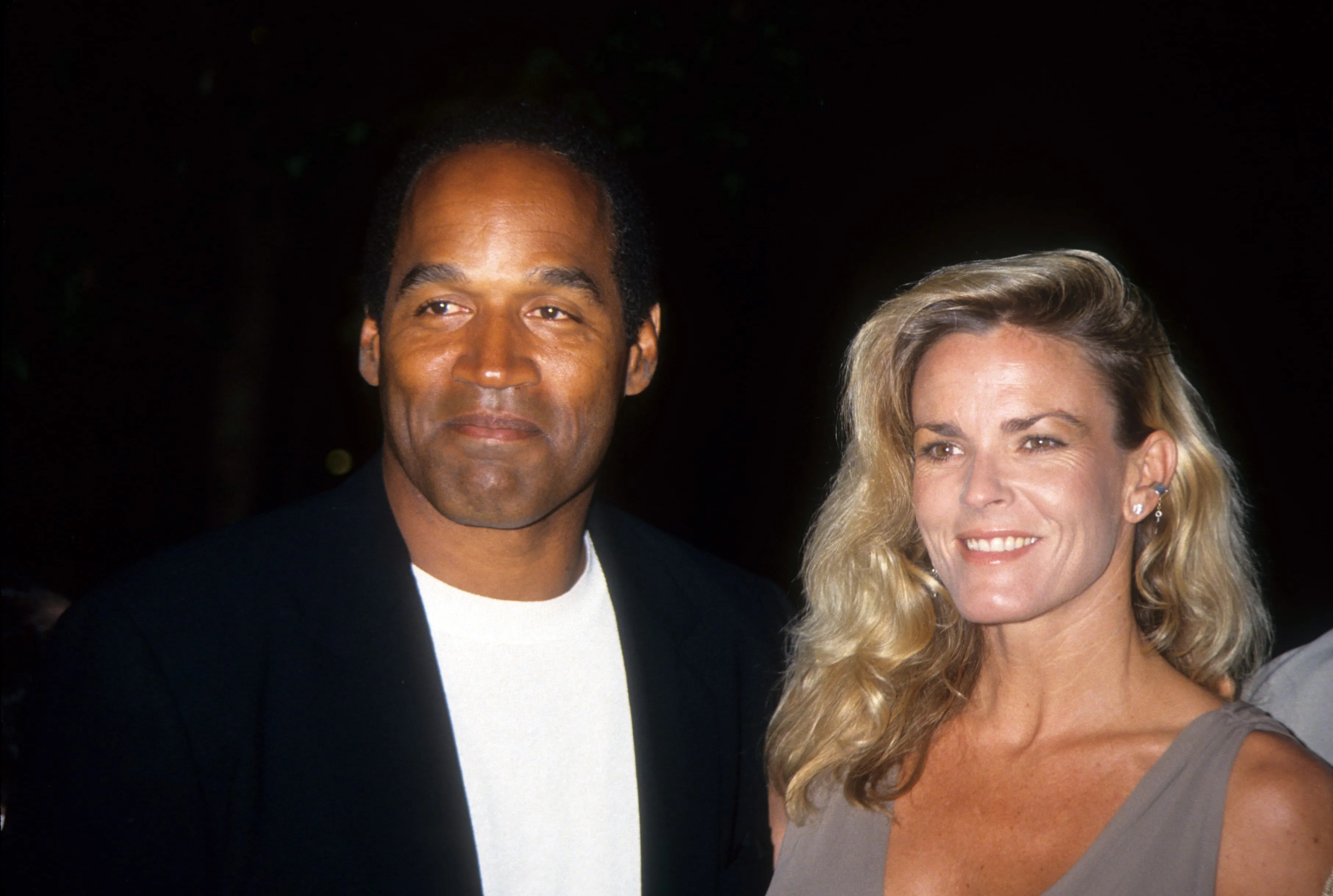OJ and Nicole Brown Simpson