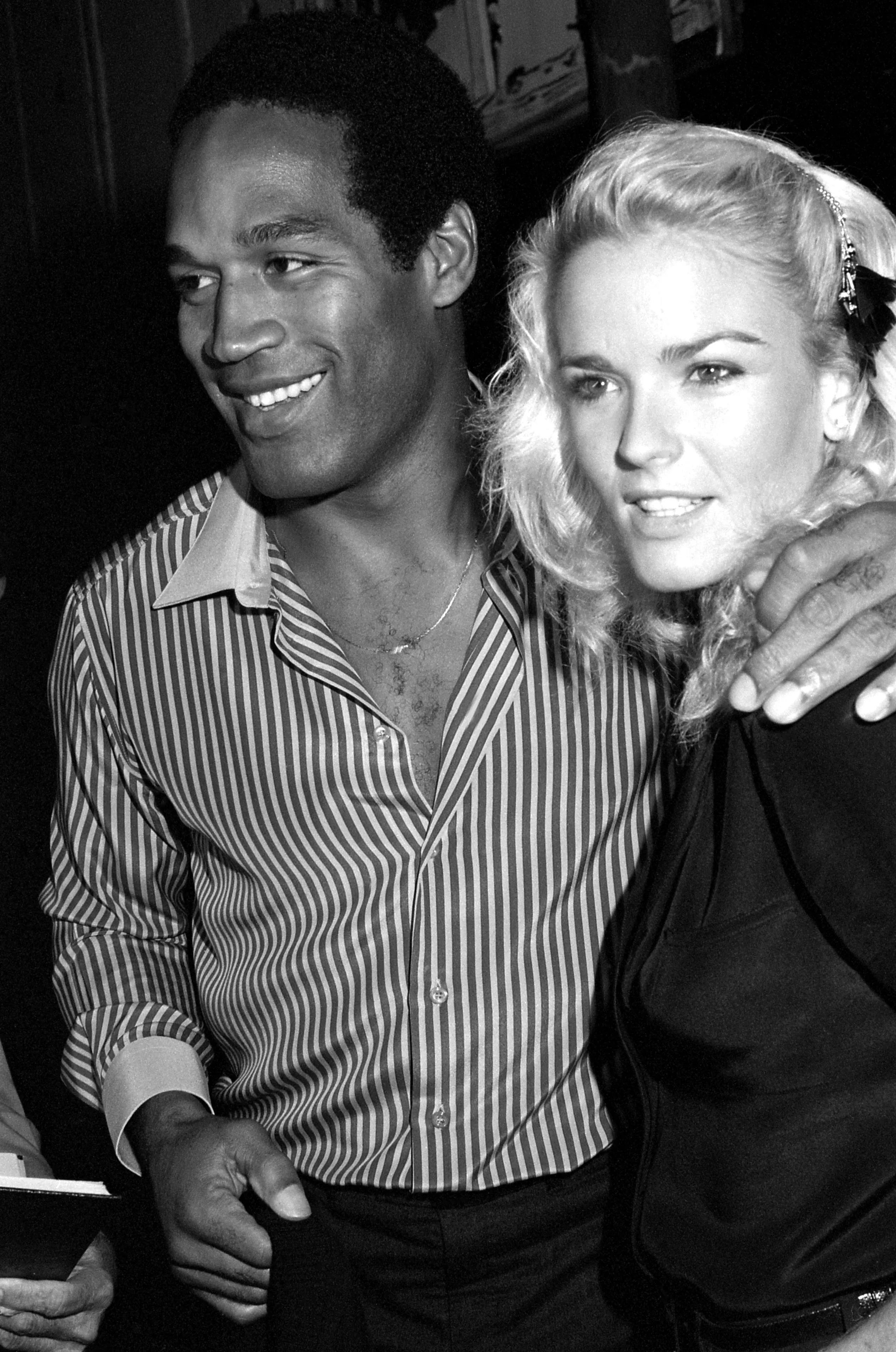 OJ and Nicole Brown Simpson