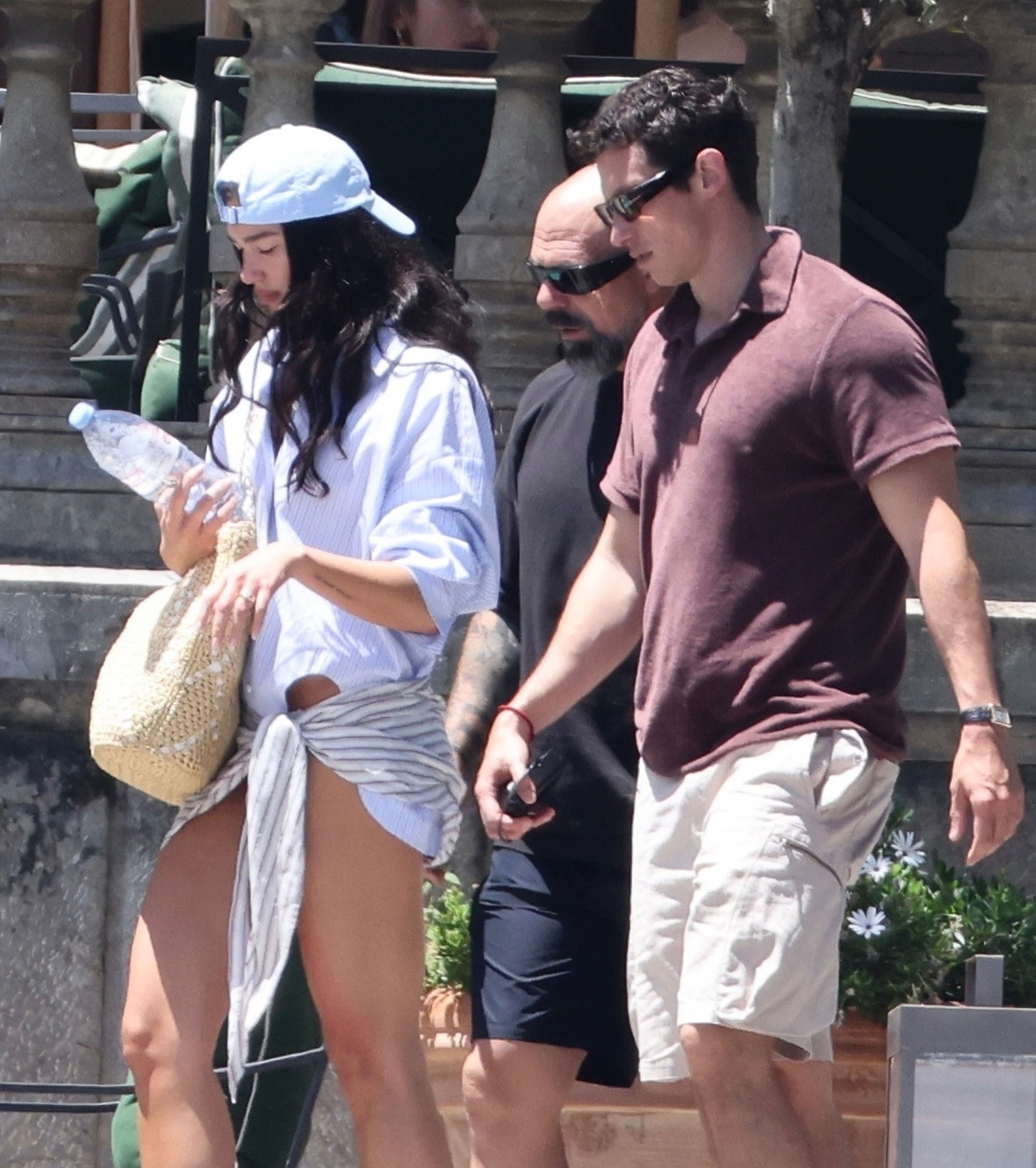 Dua Lipa and Callum Turner in Palermo, Italy