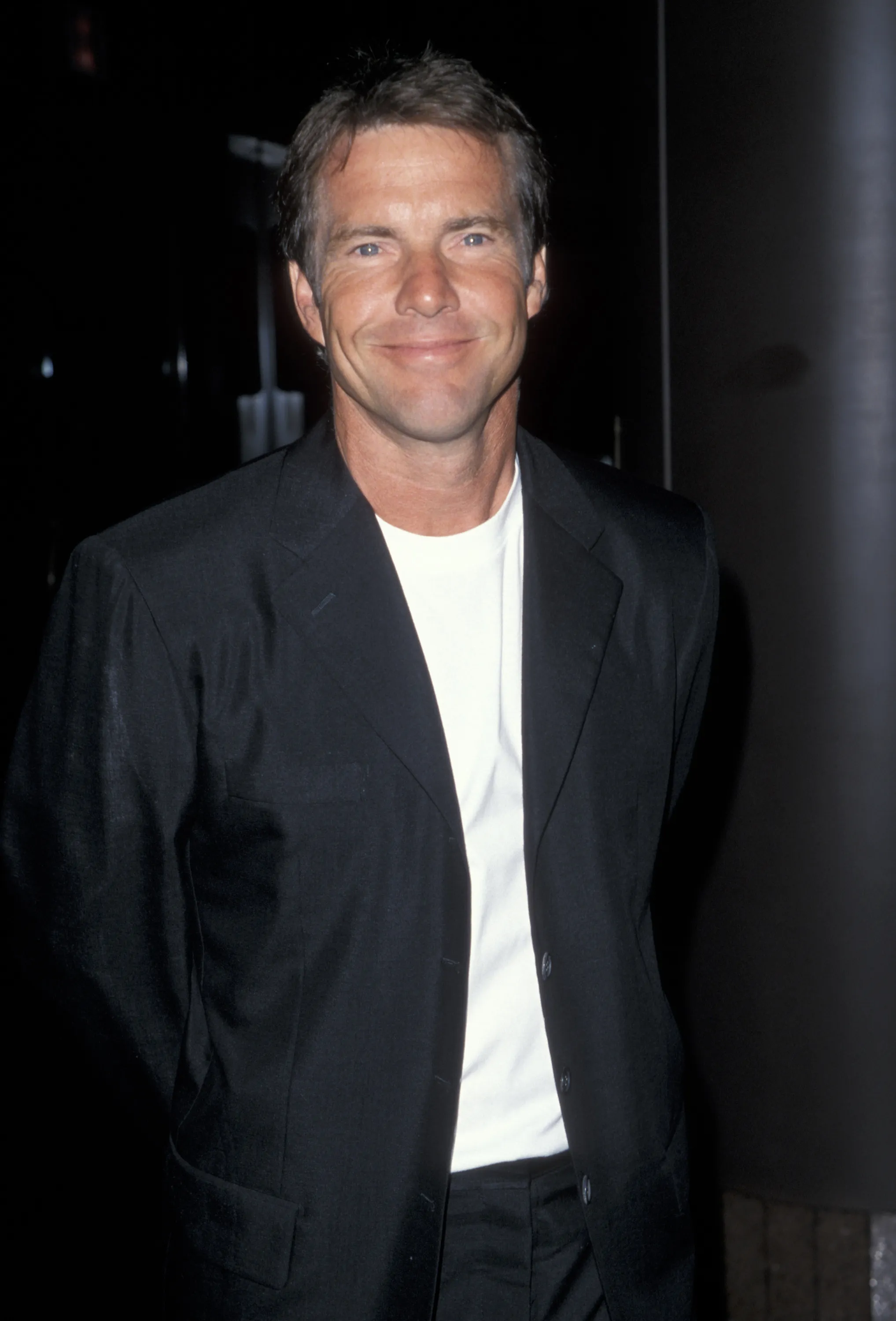 Dennis Quaid smiling at the premiere of "Everything That Rises."
