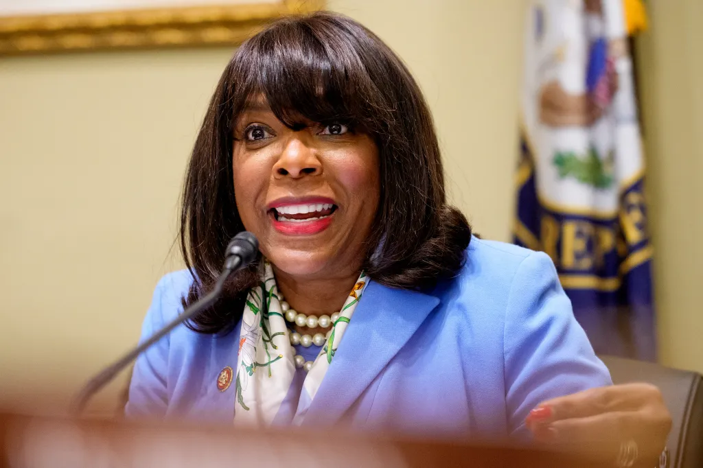 Rep. Terri Sewell speaks during a House Administration Subcommittee on Elections hearing on May 20, 2026.
