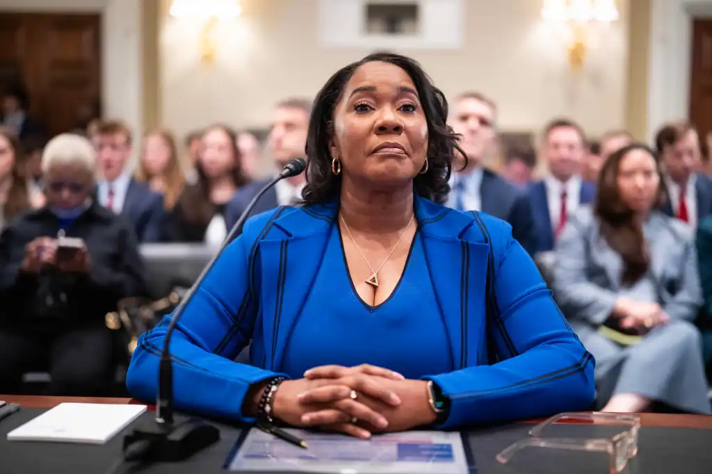 ActBlue CEO Regina Wallace-Jones testifies before the House Administration Committee on June 10, 2026.