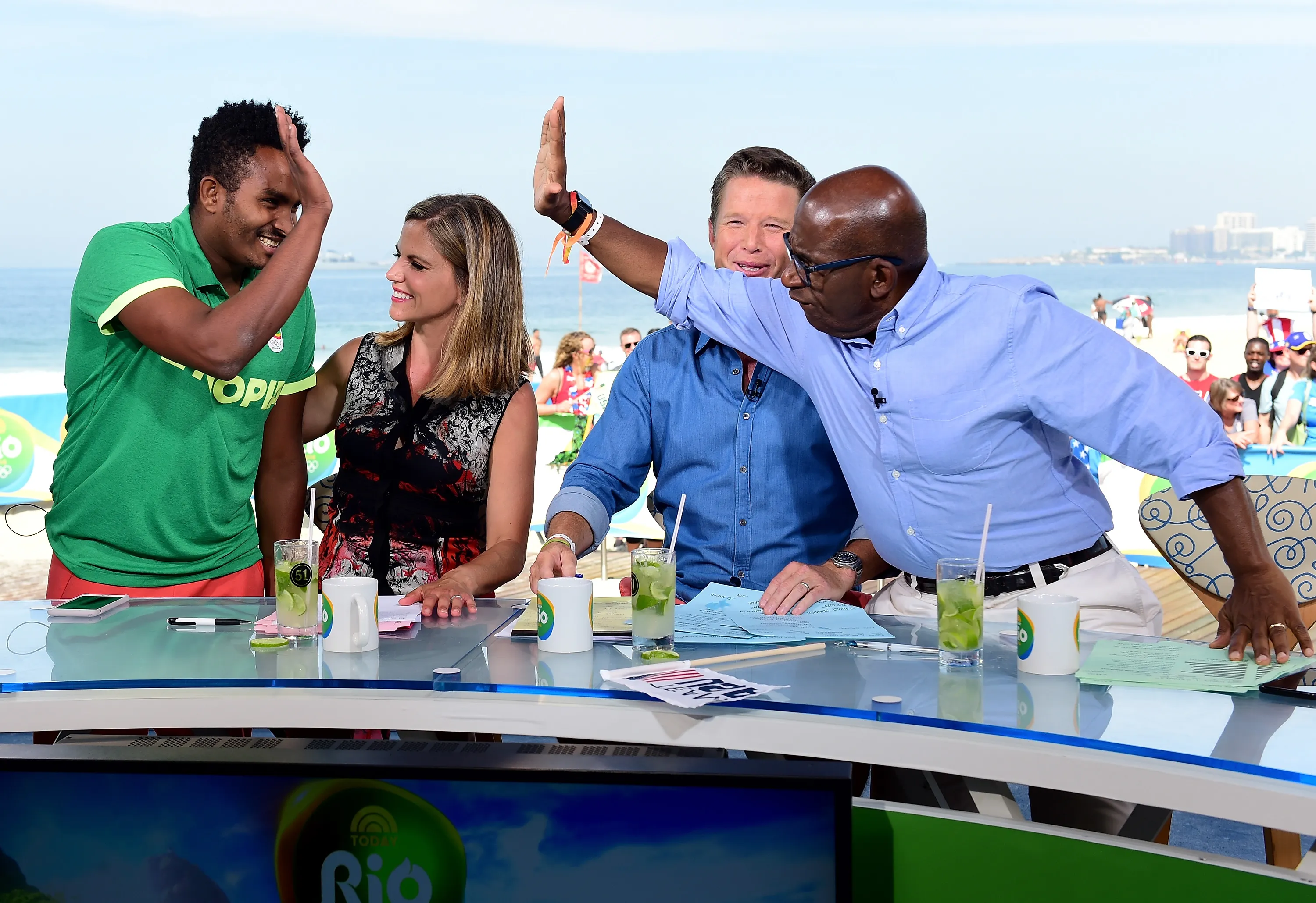 Al Roker with Natalie Morales, Billy Bush