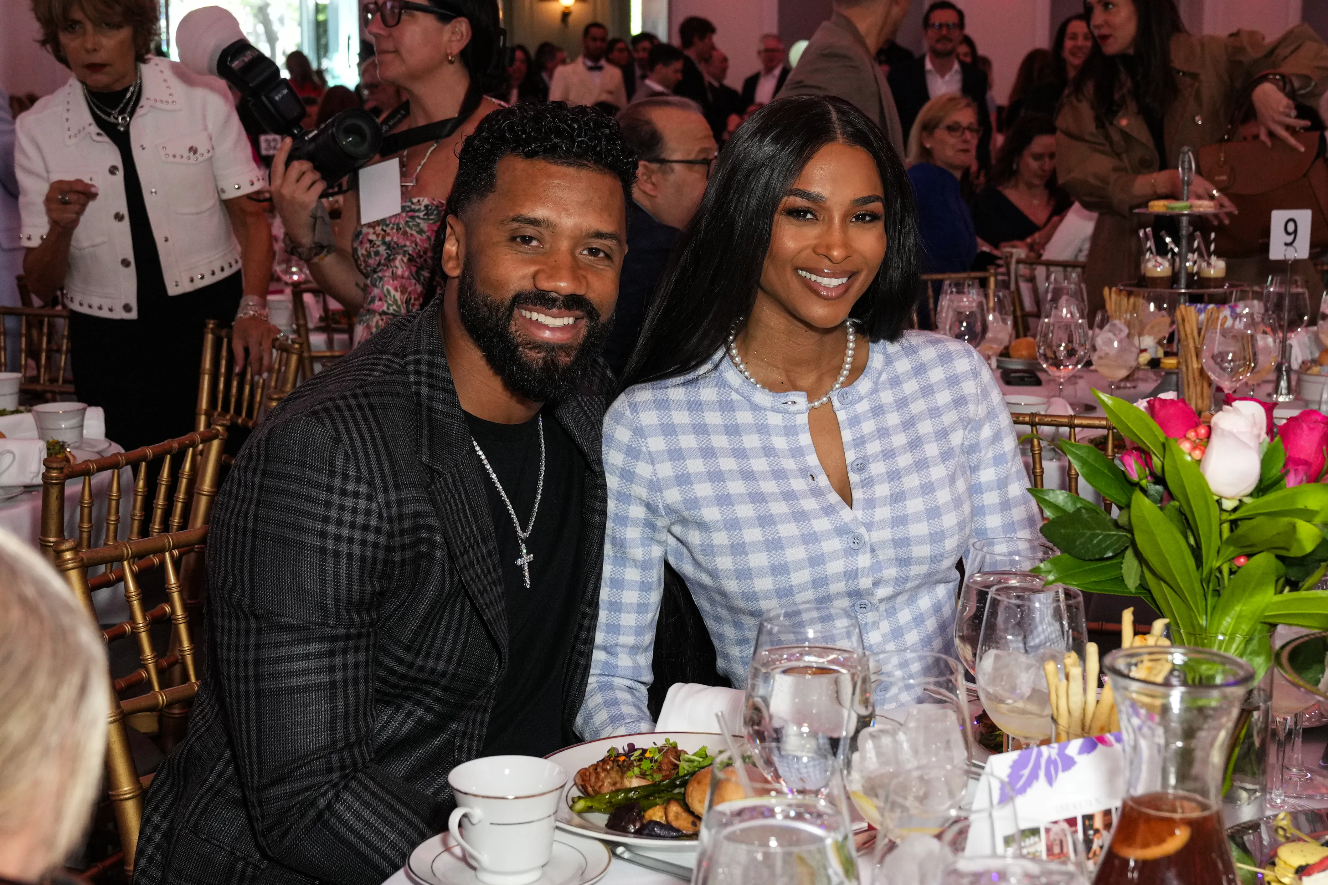 Russell Wilson and Ciara at the 2026 Outstanding Mother Awards.