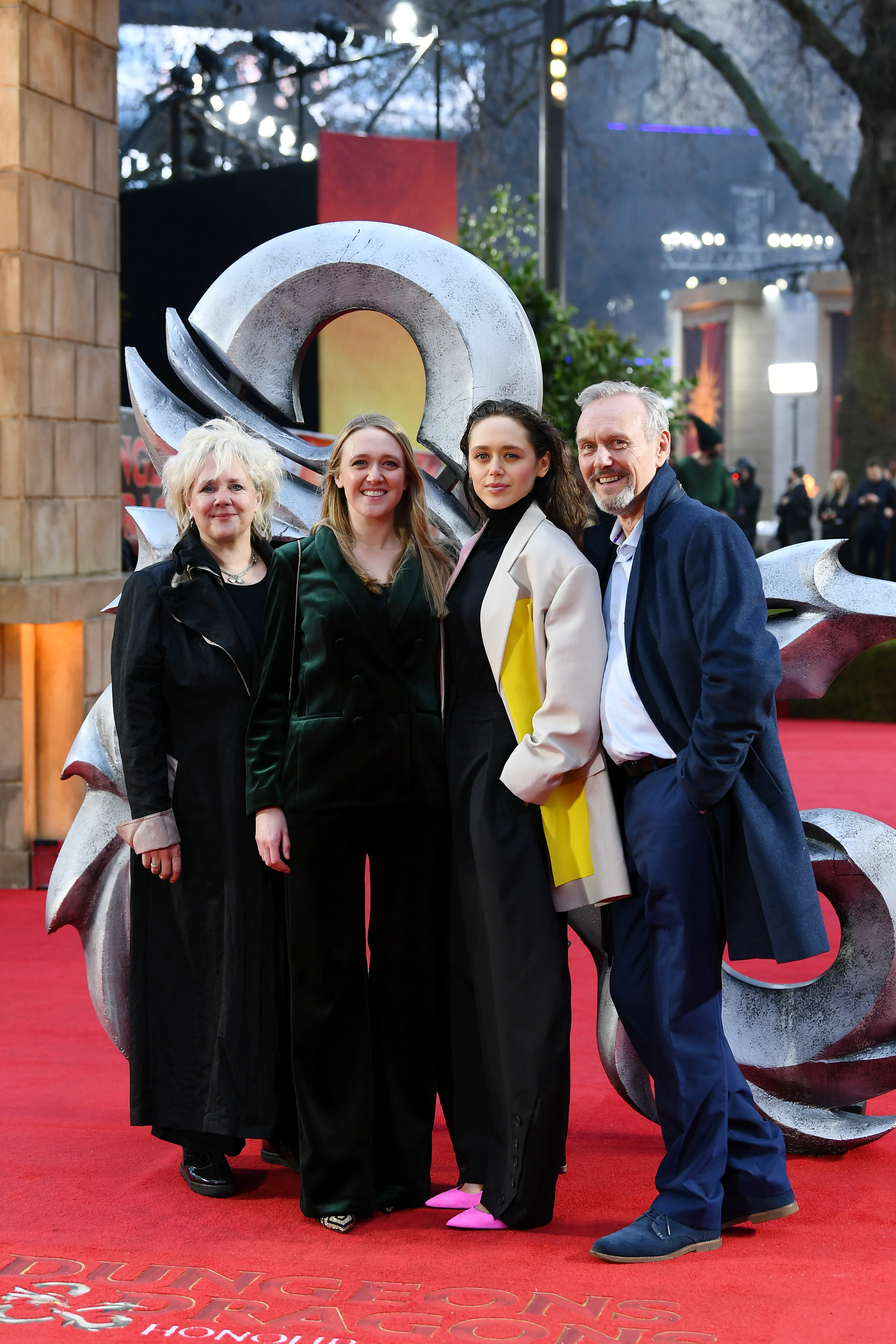 Anthony Head and Sarah Fisher at "The Devil Wears Prada" charity gala.