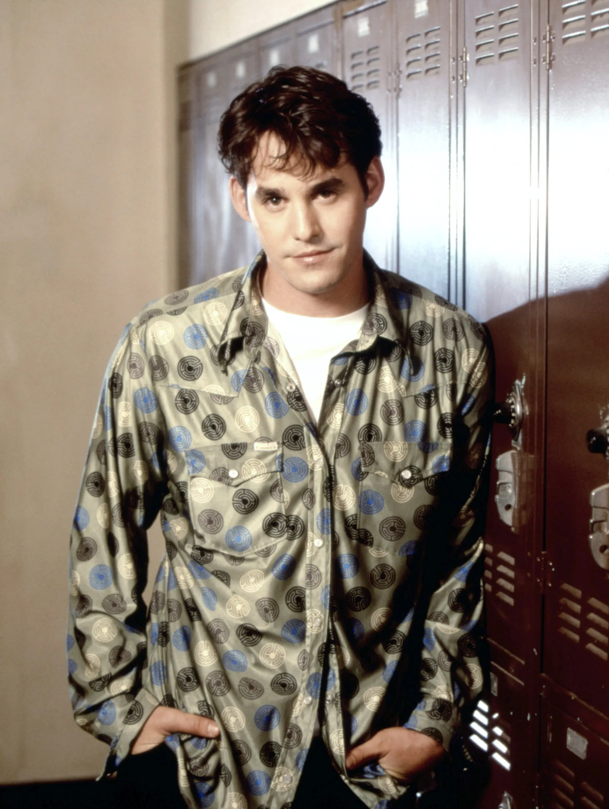 Nicholas Brendon as Xander in Buffy the Vampire Slayer.
