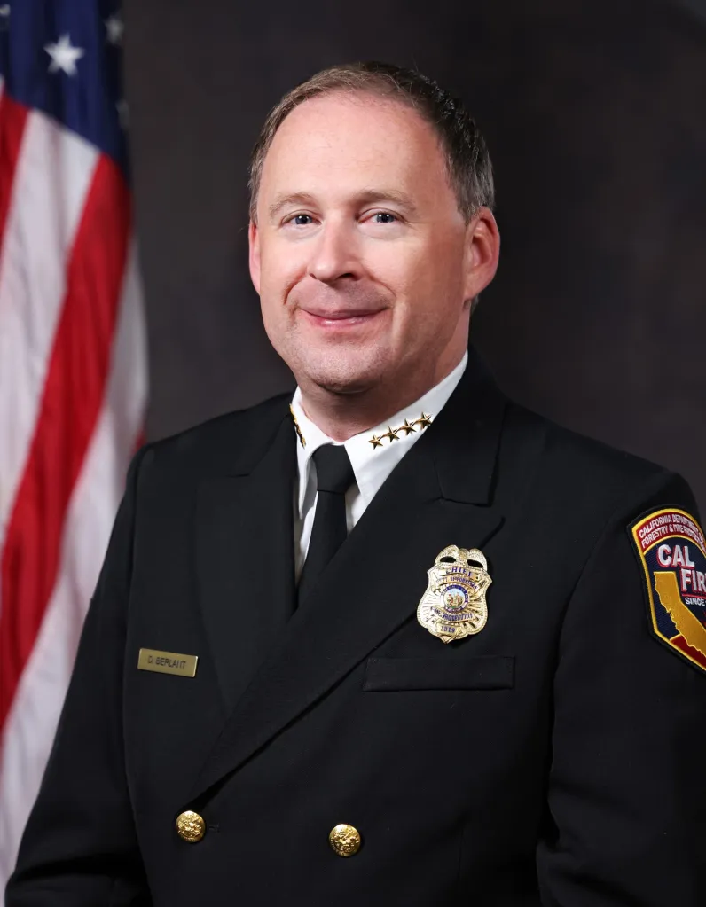 State Fire Marshal Daniel Berlant in uniform.
