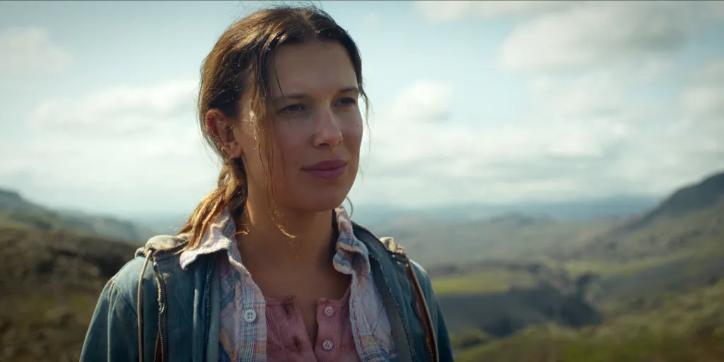 Millie Bobby Brown as Eleven in "Stranger Things" Season 5.