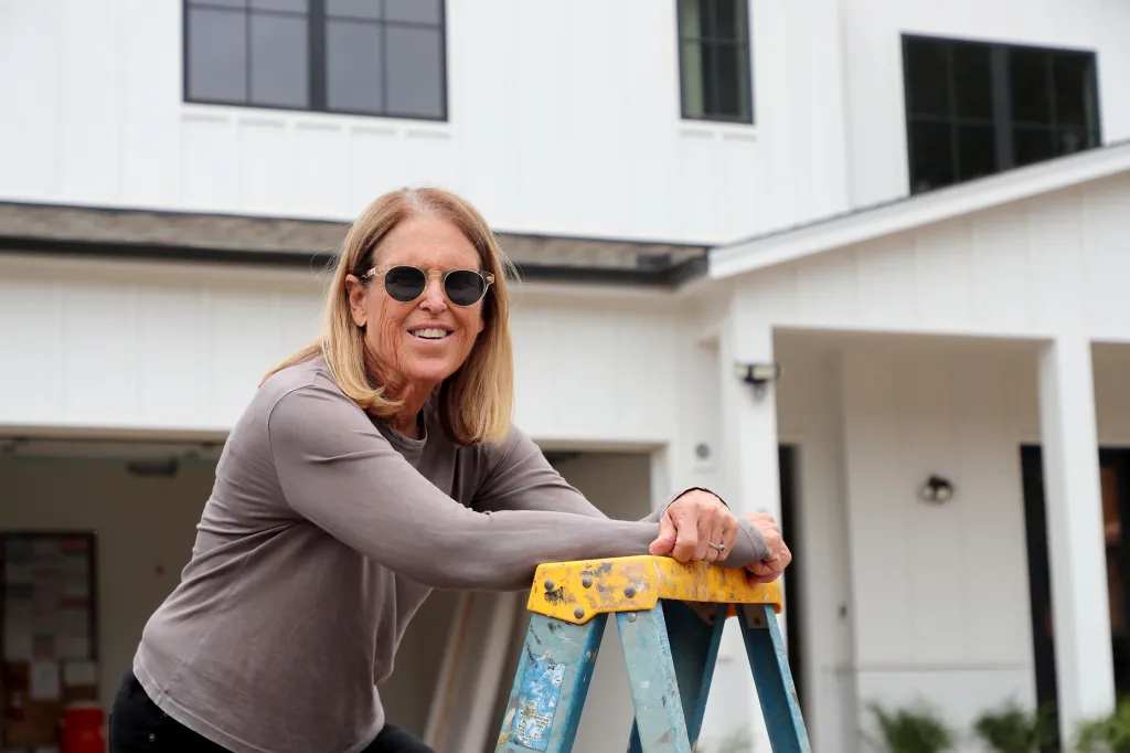 Sue Kohl rebuilding her home in Pacific Palisades after a devastating fire.
