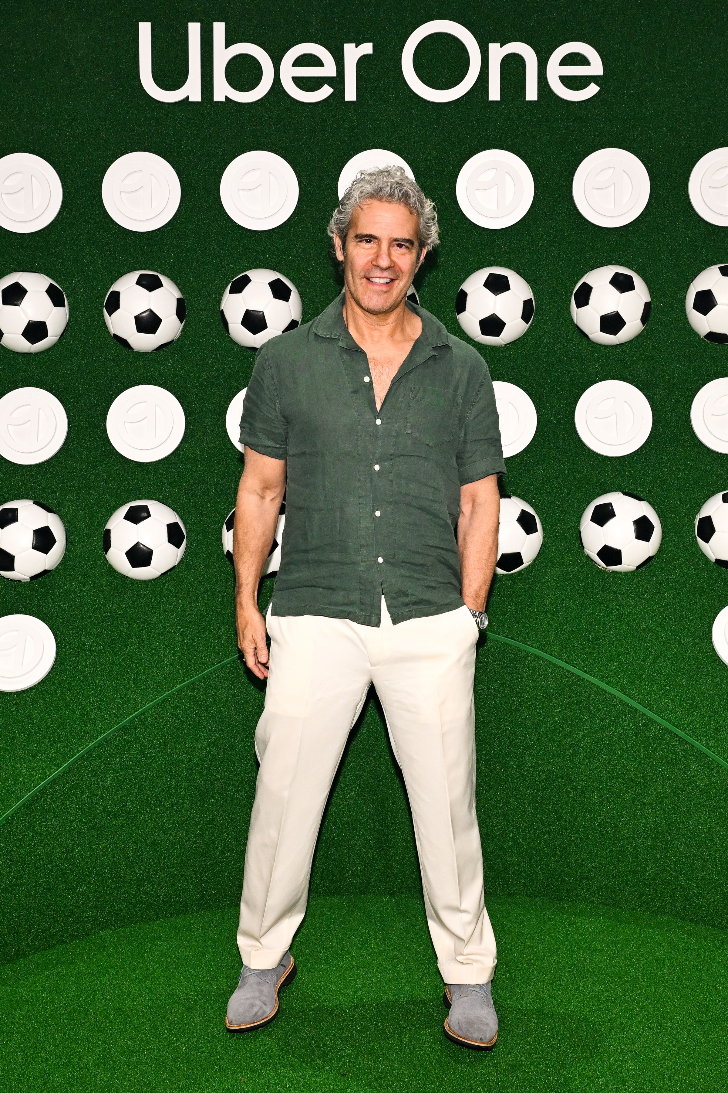 Andy Cohen at "The One Party by Uber: Summer of Soccer" event.