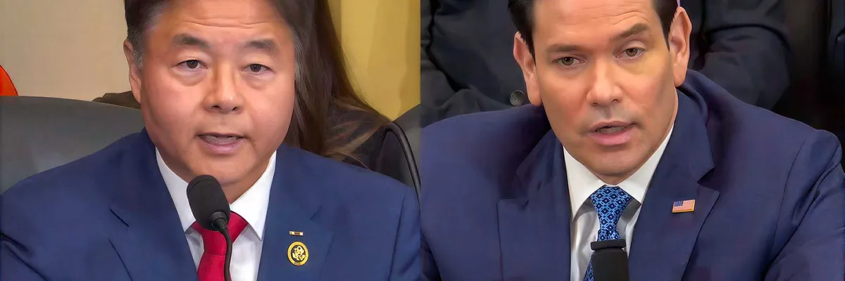 ‘You’re lying to Congress’: Rubio confronted in hearing with videos of Trump sleeping