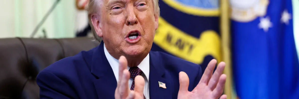 Trump’s ‘disgusting and reprehensible’ wartime coal deal fuels outrage online