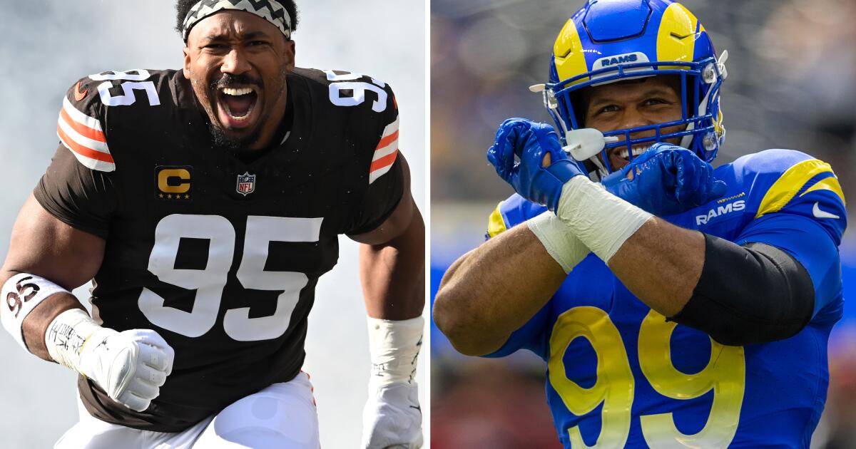 How Myles Garrett’s arrival has the Rams — and even Cooper Kupp — talking Aaron Donald return