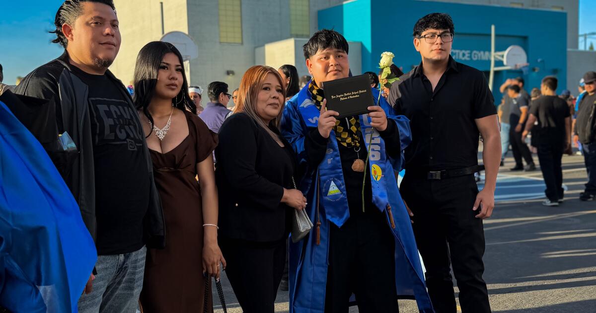 He graduated high school with honors. ICE detained him the next day