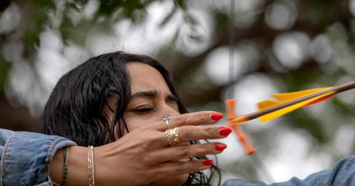 At Mindful Archery, L.A. women take aim at their exes, toxic jobs and Donald Trump