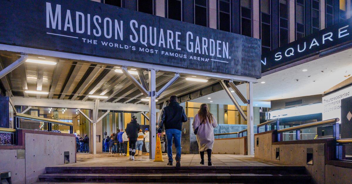 Man falls to his death during rock concert at Madison Square Garden