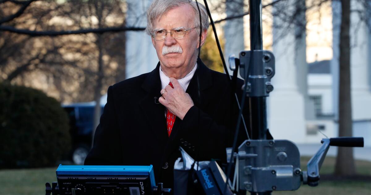 Ex-national security adviser John Bolton pleads guilty to illegally retaining classified information