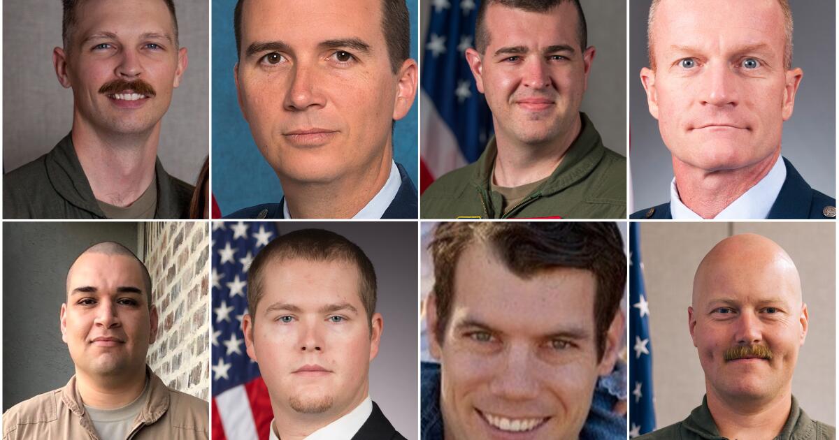 Crew killed in B-52 crash at Edwards Air Force Base identified