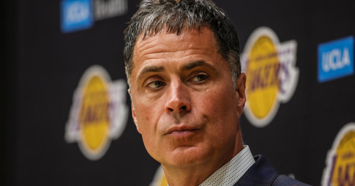 You’re up, Rob Pelinka. To avoid Ned Colletti’s fate, the Lakers’ GM has to deliver this offseason