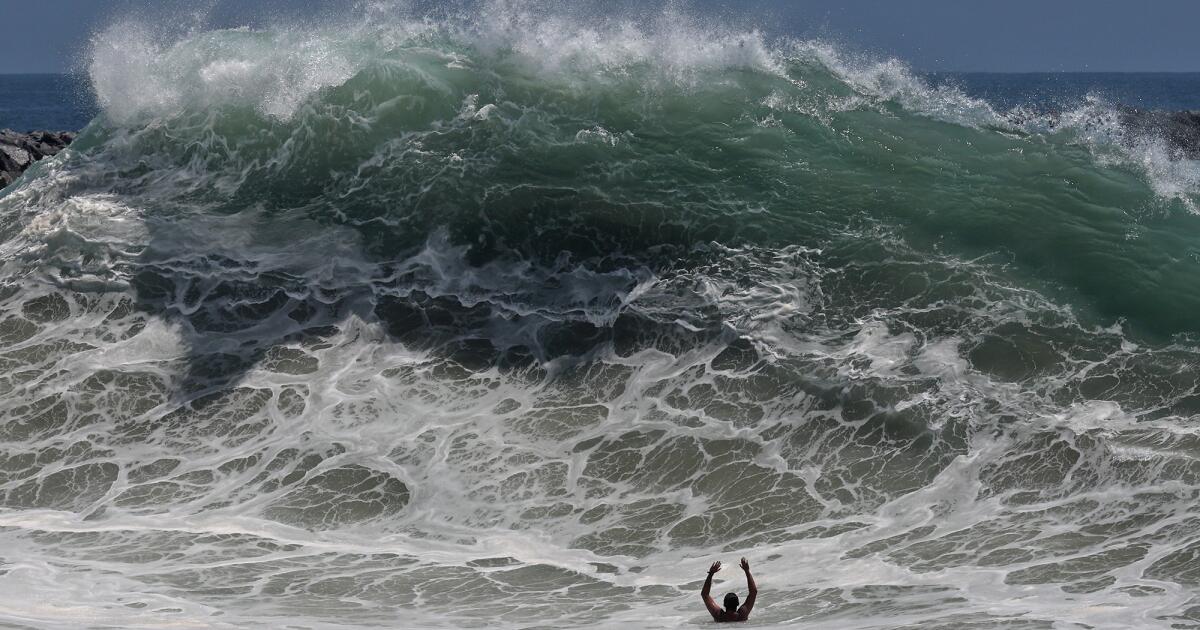 Historic swells continue to batter California beaches. When will the surf die down?