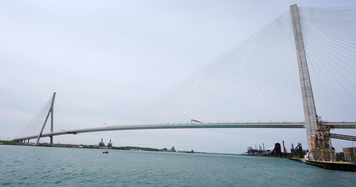 Opening of Canada-U.S. bridge that Trump threatened to block is delayed over unresolved ‘issues’