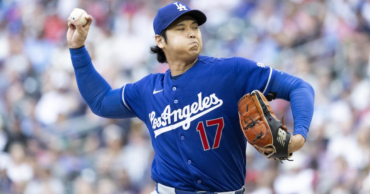 Dodgers’ Shohei Ohtani won’t pitch Wednesday, start moved to Friday