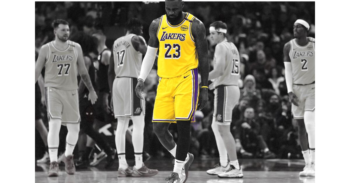 LeBron James got out before Lakers could throw him out